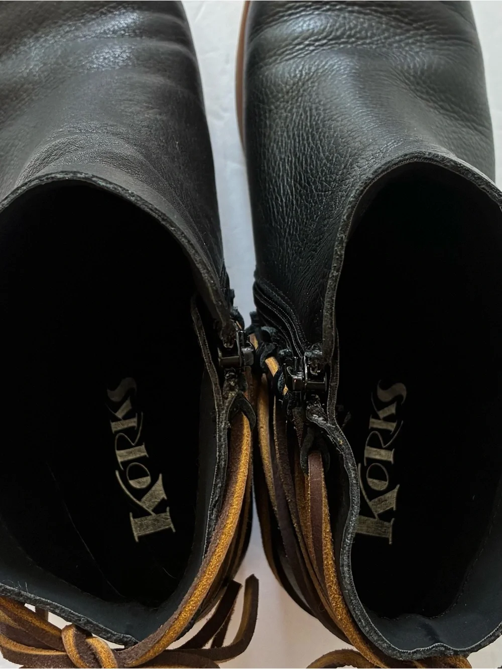 Korks by Kork-Ease Black Belaya Ankle Boots